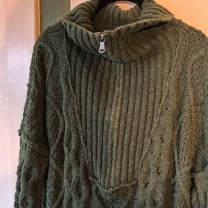 Free People Half Zip Sweater